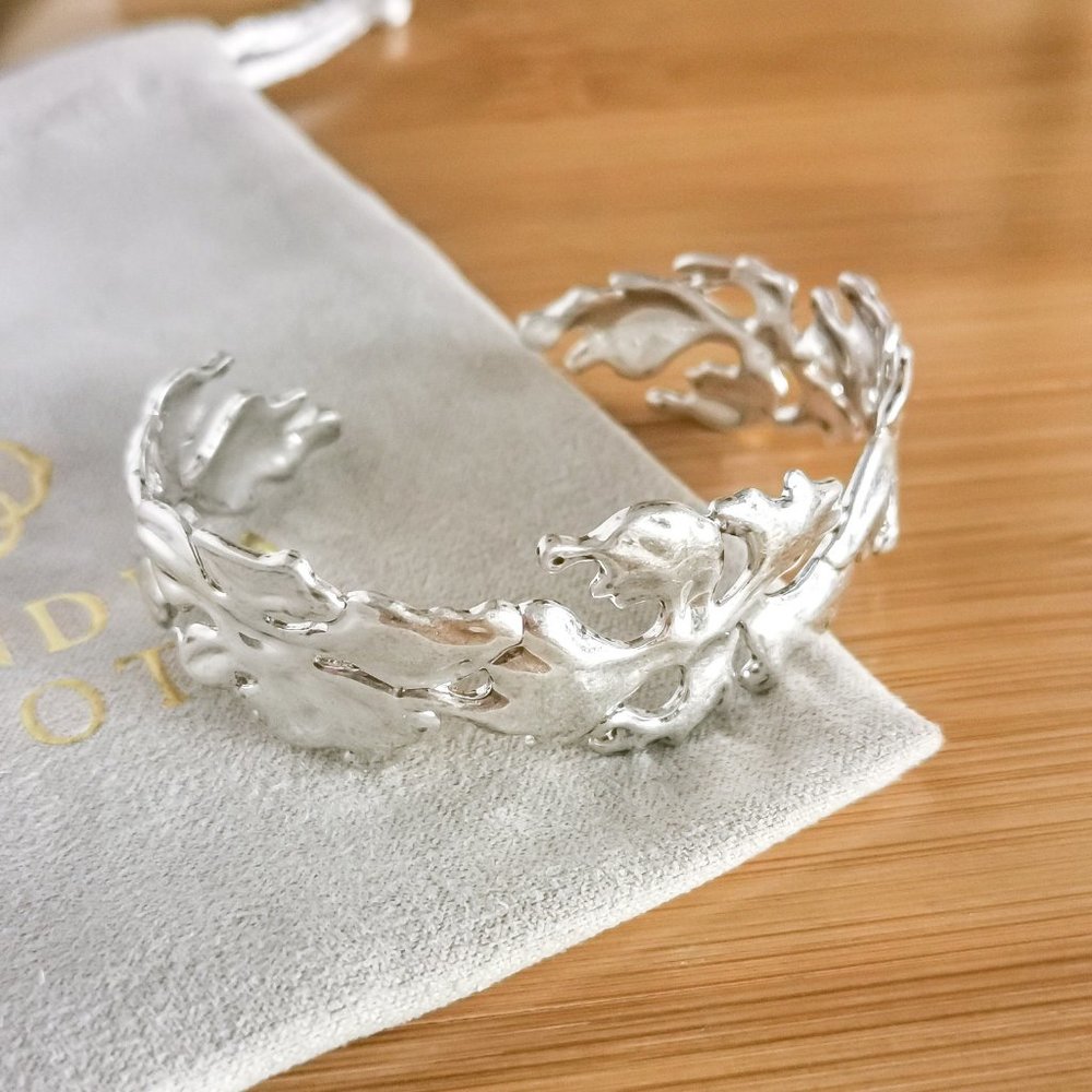 Kendra Scott Savannah Cuff Bracelet in Vintage Silver